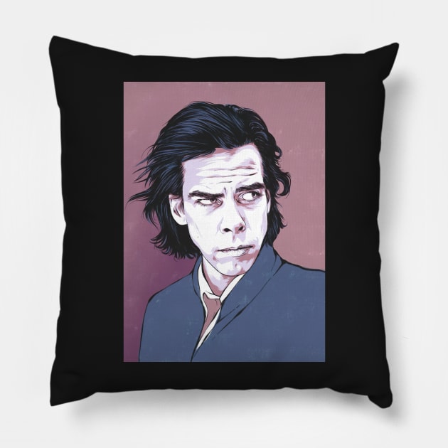 Nick Cave Pillow by arivasrobbins