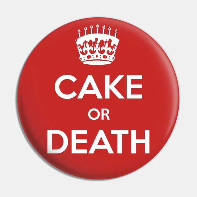 Cake Or Death Pin by Uri_the_Red