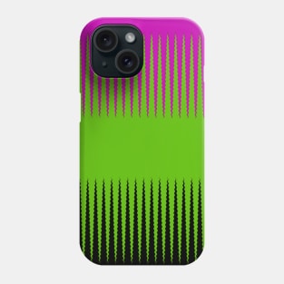 Wave Design Pink & Green Phone Case