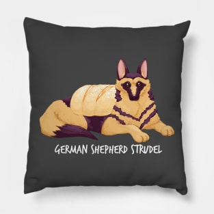 German Shepherd Strudel Pillow