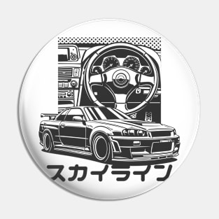 Skyline R34 GTR Pin