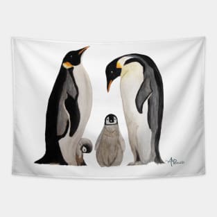 Penguin Family Tapestry