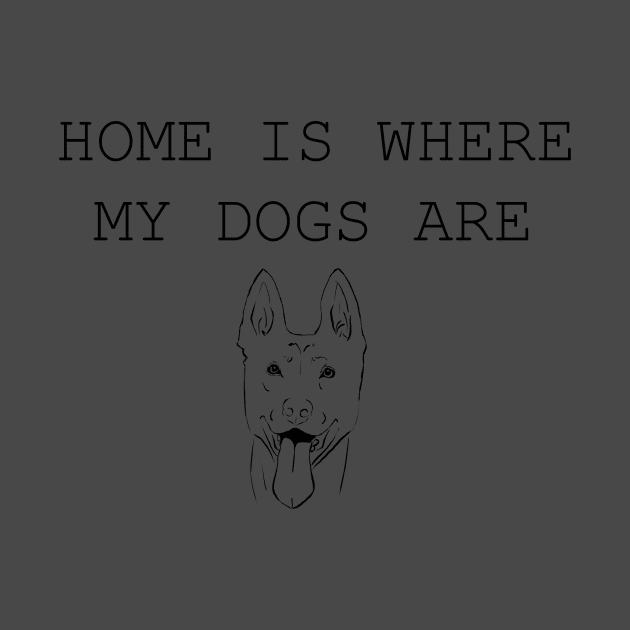 Home Is Where My Dogs Are - Belgian Malinois by The Spooky Malinois