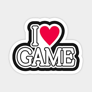 I Love Game Magnet