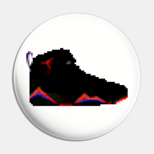 AIR JORDAN VII RETRO PIXELATED ART SHOE COLLECTION Pin