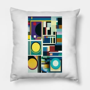 Cubist Collage Pillow