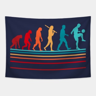 Football evolution Tapestry