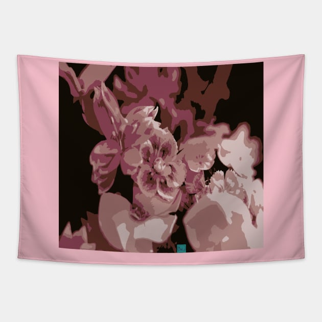 Flowers in Pink Tapestry by callalexi