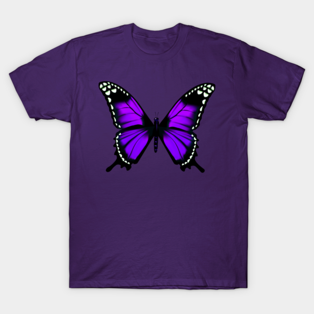 Purple Butterfly - Butterfly - T-Shirt