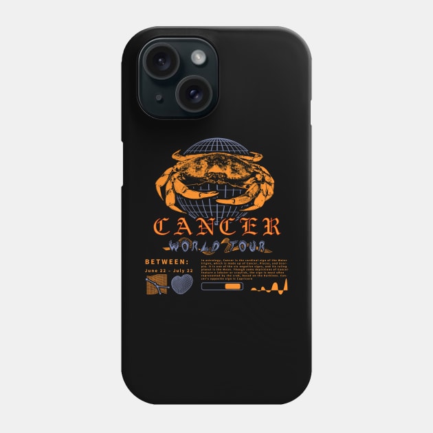 Cancer Zodiac Phone Case by MikeElAngeloh