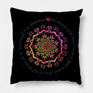 Language of the Heart Pillow