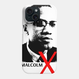 malcolm x portrait Phone Case