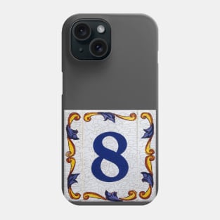 Number 8 Phone Case