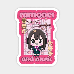 ramone anime and music Magnet