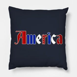 Patriotic America Graphic Pillow