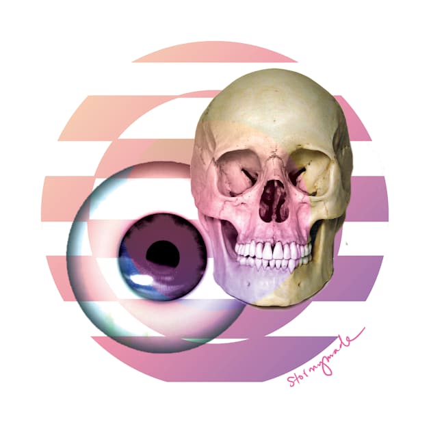 Eyeball Skull by STORMYMADE