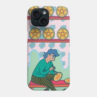 Eight of Pentacles Phone Case