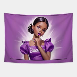 Black barbie beauty Tapestry