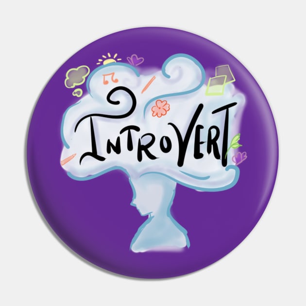 Introvert Pin by sarda_art