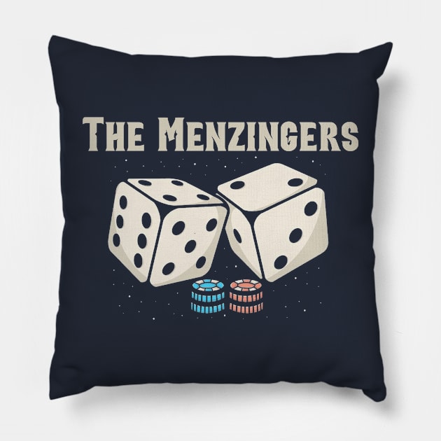 the menzingers Pillow by Hsamal Gibran