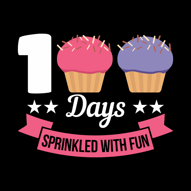 100 Days Sprinkled With Fun cup cake lover by 2blackcherries