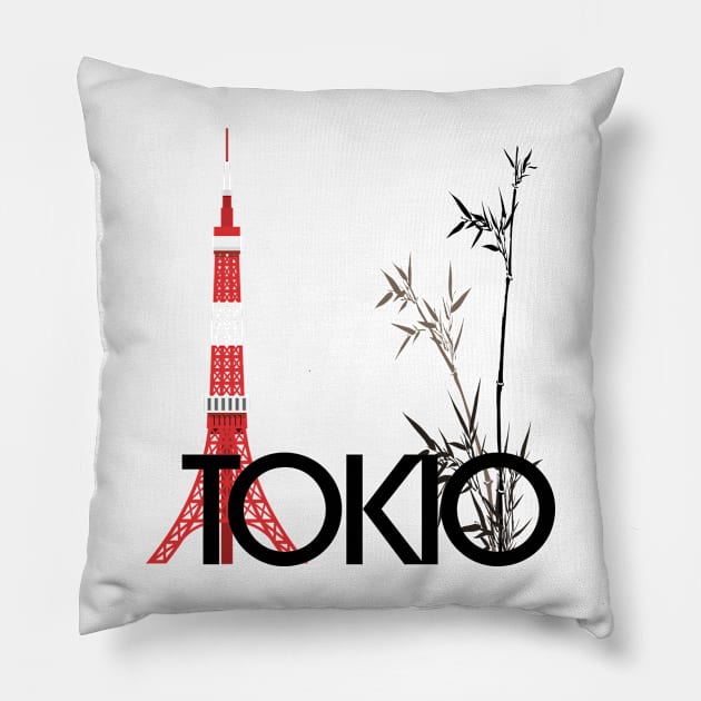 Tokyo Line Design Pillow by Tokyo Line Shop