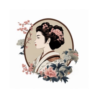 Floral Geisha T-Shirt