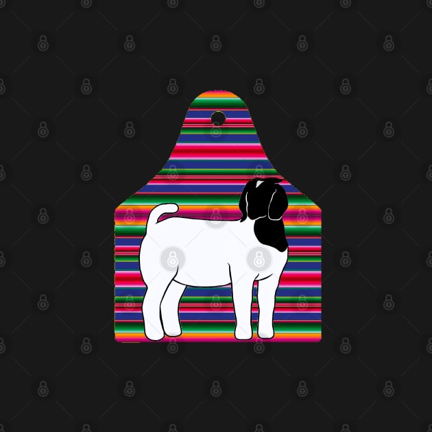 Serape Ear Tag - Market Doe - NOT FOR RESALE WITHOUT PERMISSION by l-oh