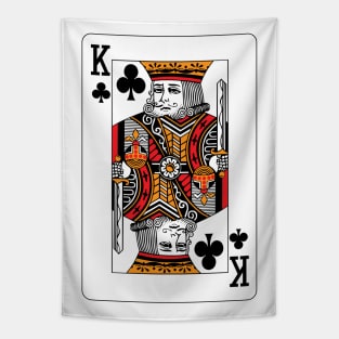 King of Clubs Tapestry