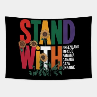 Stand with panama Canada Ukraine Greenland gaza mexico Tapestry
