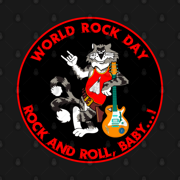 F-14 Tomcat - World Rock Day - Rock and Roll, Baby...! Clean Style by TomcatGypsy