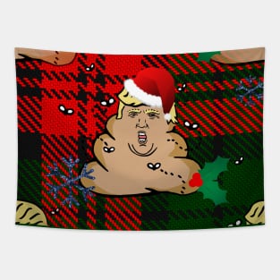 christmas dump trump Tapestry