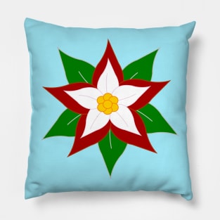 Poinsettia Pillow