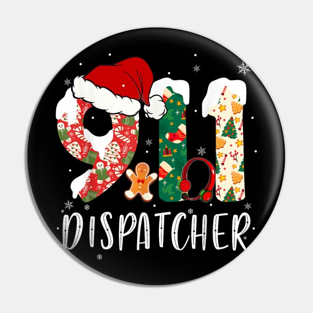 911 Dispatcher Christmas Pin by Shirts by Jamie