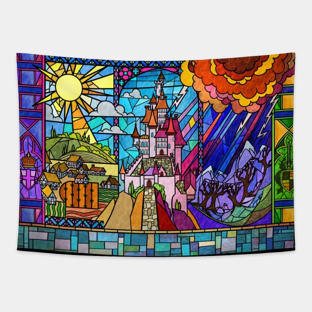 Window to the Kingdom Tapestry by Ellador