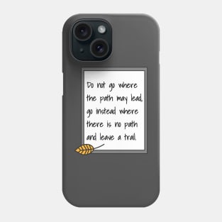 Ralph Waldo Emerson Quote Phone Case