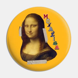 Monalisa Parody Pin