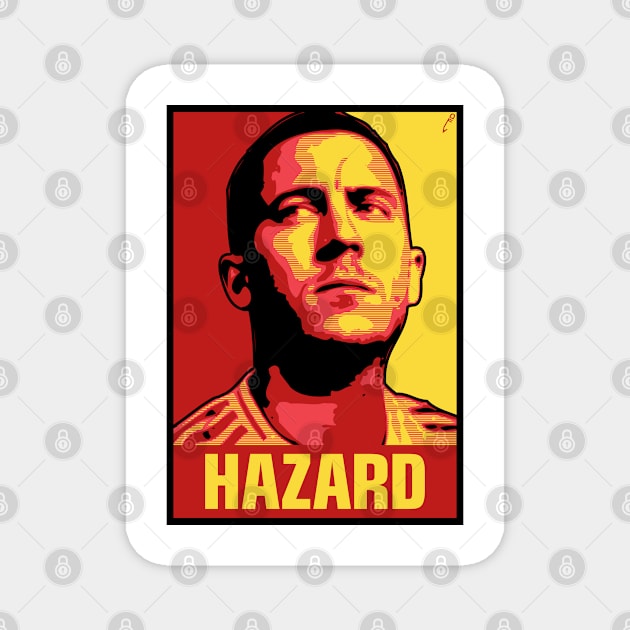 Hazard - Belgium Magnet by DAFTFISH