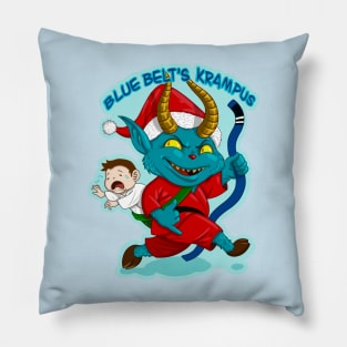 Blue belt Krampus - Jiu jitsu meme Pillow