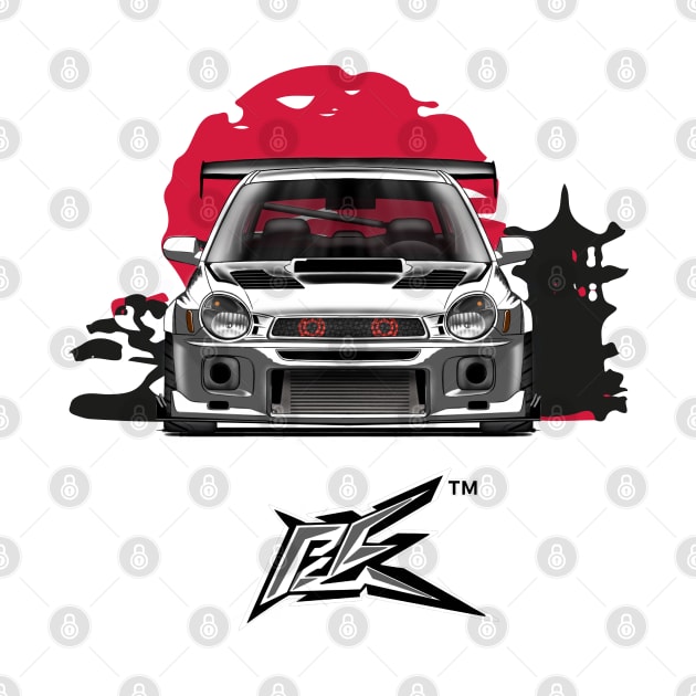 SUBARU IMPREZA WRX GC8 BUGEYE white by naquash