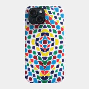 Dimond Dots Rainbow Tie Dye Phone Case