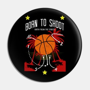 Basketball Born to shoot playbook 02 Pin