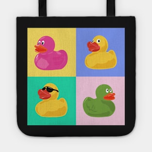 Pop Art Rubber Ducks Tote