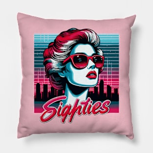 The 80s: The Eighties Retro Look Pillow