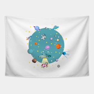 Space Tales Tapestry