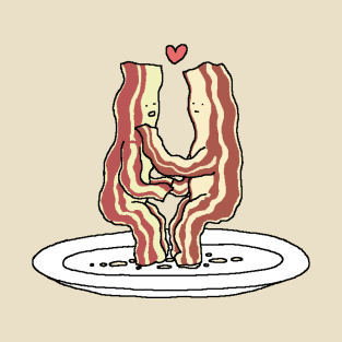 Bacon loving each other