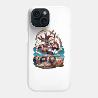 The Great Wave Ramen Phone Case