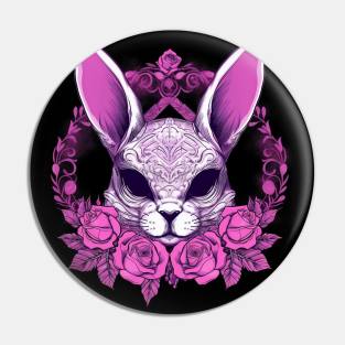 Goth Bunny Pin