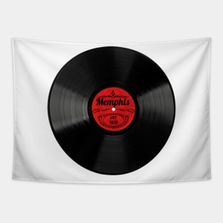 Memphis Gift Retro Musical Art Vintage Vinyl Record Design Tapestry