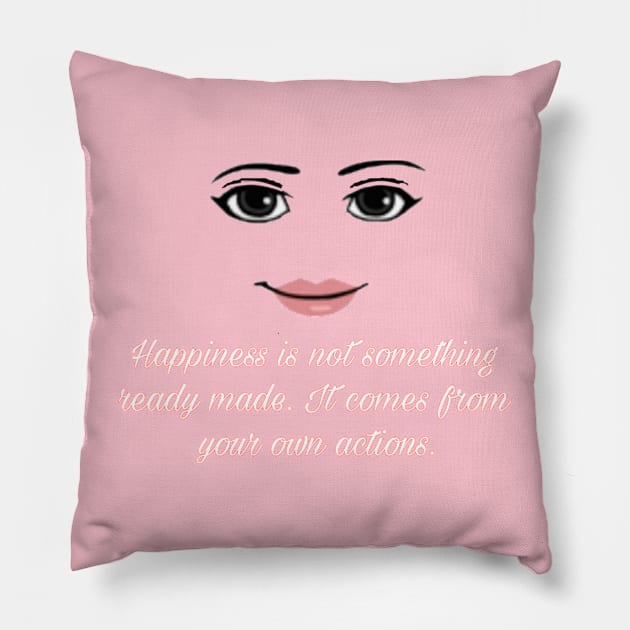 Quotes 3 Pillow by Kusnandar